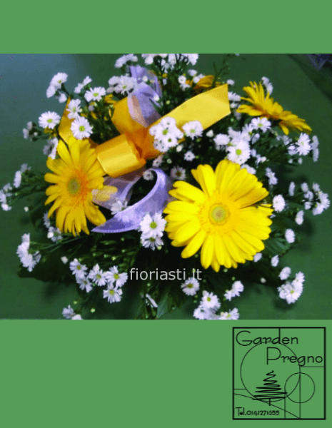 Centrotavola gerbere chiare