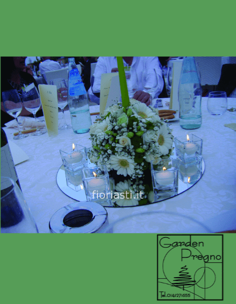 Composizione a sfera per centrotavola