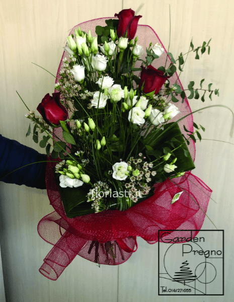 Mazzo di lilium e rose base