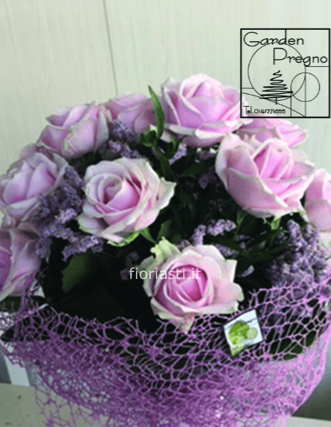 Bouquet di rose rosa