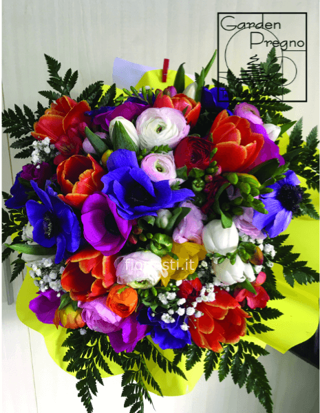 Bouquet misto fiori primaverili.