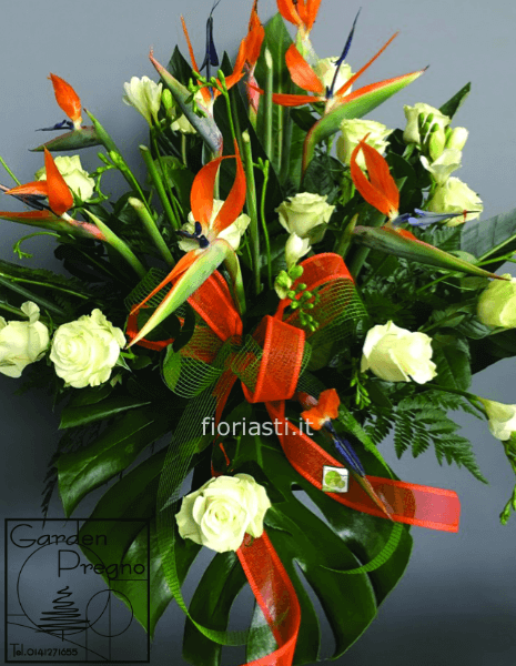 Composizione spugna sterlizie e rose