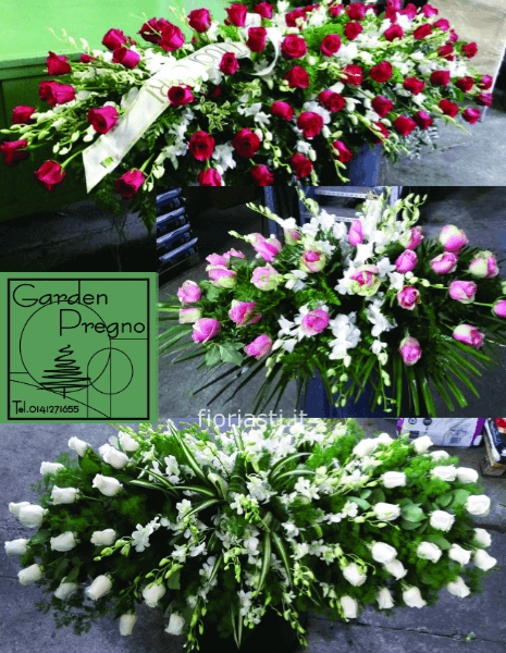 Tralcio di rose colore da concordare