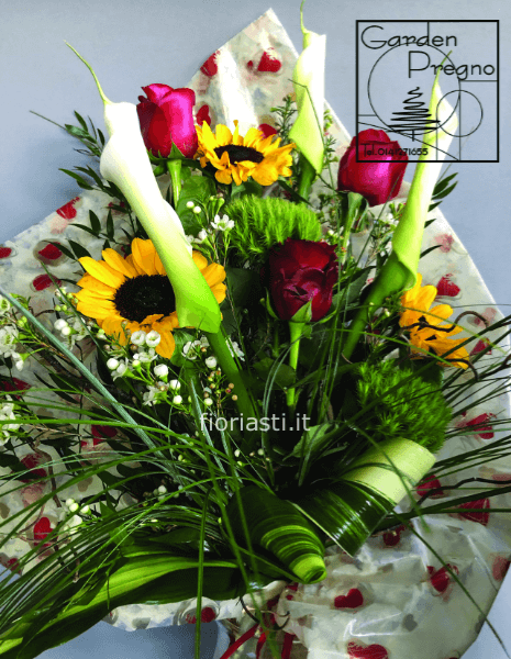 Mazzo gambo lungo misto